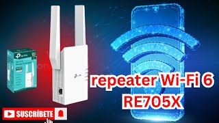 TPLink RE705X Ax3000 Mesh WiFi 6 Rang ExtenderEnglish [upl. by Eked]