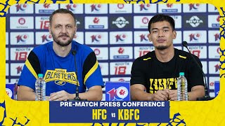 HFC vs KBFC  ISL 10  PreMatch Press Conference  Kerala Blasters [upl. by Sabah]