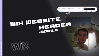 How to mobile dropdown menu header in Wix Editor X [upl. by Anwahsar]