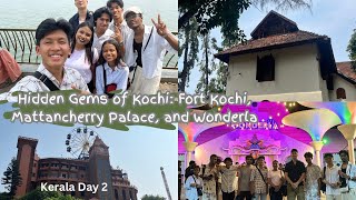 Visit to Fort kochiMattancherry Palace and Wonderla amusement park Day 2 Kerala excursion [upl. by Anitselec999]