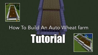 How To Build An Automatic Wheat Farm  Minecraft 1204 [upl. by Walkling]