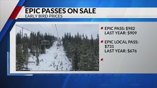 Epic Pass for 202425 season more expensive than ever [upl. by Nellac]