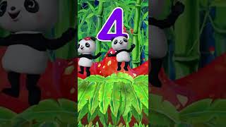 Five Little Pandas Jumping on the Bed  CoComelon Nursery Rhymes amp Kids Songs shorts [upl. by Alita594]