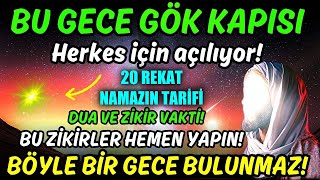 Recebi Şerifin ilk Gecesi Kılınacak 20 Rekat Nafile Namaz Tarifi Ve Muhteşem Dua [upl. by Betz696]