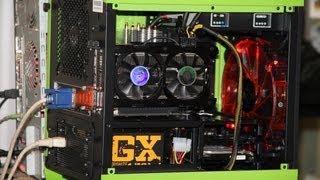 Ensamble ITX Bitfenix Prodigy Verde Green PC gaming PC Nvidia Shield [upl. by Ahcropal220]