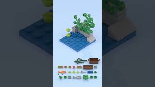 LEGO Brick Cubes Dive into an Underwater Treasure Adventure 🏴‍☠️🌊💎 [upl. by Asina]