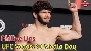 Philipe Lins says he won over family personal and injury problems keep career  UFC Vegas 80 [upl. by Dahcir957]