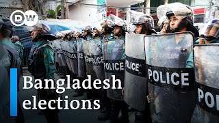 Bangladesh elections come amid concerns over democracy eroding  DW News [upl. by Akamahs]