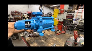 Multistage Booster Pump Rebuild [upl. by Dowd]