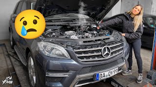 Lader gibt den Geist auf 😢 Mercedes ML 350 CDI  Öltest  Lisa Yasmin [upl. by Nawd719]