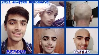 My Winters Smooth Direct Razor Headshave 2021 [upl. by Drawde]