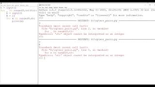 TypeError str object cannot be interpreted as an integer [upl. by Irv521]