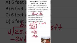 ASVABPiCAT Arithmetic Reasoning Practice Test Q Conversions acetheasvab w grammarhero [upl. by Madonia]