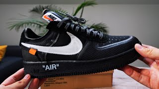 Off White Air Force 1 Black by kickwho  On Foot amp Review [upl. by Daveta]