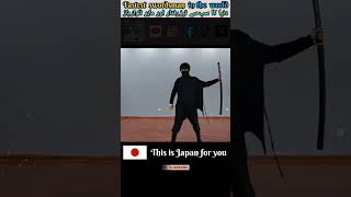 Worlds fastest swordsman 🤺  Amazing talent 🗡  Japan ⚔️  youtubeshorts [upl. by Ruhtua]