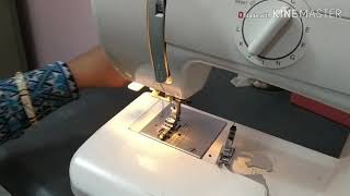 How to pico  roll Hemming  with Usha Janome stitch magic machine [upl. by Kaplan792]