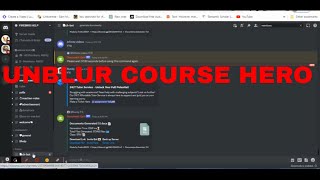 FREE Discord for COURSE HERO unlocks UNLIMITED  answers [upl. by Enytsirk]