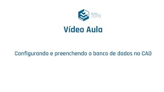 Vídeo Aula Métrica TOPO  Banco de Dados [upl. by Yerffeg647]