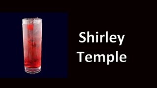 Shirley Temple Drink Recipe Cocktail [upl. by Airetahs]