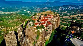 A Look At The Monastery of The Great Meteoron Meteora Greece [upl. by Herb]