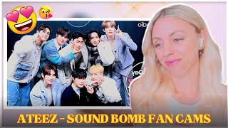 ATEEZ Sound BOMB 360˚Dreamy Day FAN CAMS OF ALL MEMBERS  REACTION [upl. by Egwin]