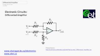 Operational Amplifiers  Differential Amplifiers [upl. by Huttan]