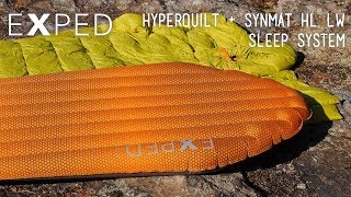 Exped Hyperquilt amp SynMat Sleep System Tested and Reviewed [upl. by Dutchman]