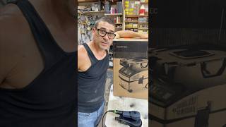 Unboxing my Festool dust extractor woodworking maker diy carpentry wood woodwork festool art [upl. by Einnaej]