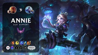 Annie Support vs Ashe  KR Master Patch 1324 [upl. by Ahsiekyt13]