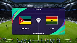 Mozambique vs Ghana 22012024 Africa Cup of Nations PES 2021 [upl. by Hackney889]