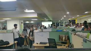 Infinera Flashmob  Office Flashmob  Farewell to MD Utkarsh Rai  Bangalore  Surprise Flashmob [upl. by Nnylarej817]