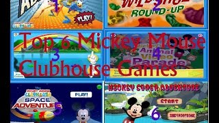 ● Top 6 Mickey Mouse Clubhouse Games ● ◄ New 2014 HD ► [upl. by Body]