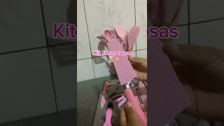 Meu kit de facas rosa da Shopee [upl. by Innad]