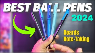 Best Ball Pens for Board Exams and NotesTaking in 2024 l under 10 Rupees penreview bestballpen [upl. by Ahsienroc968]