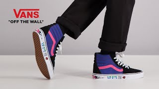 Vans SK8Hi Mens Disruptive Black Spectrum Blue [upl. by Ilil]