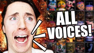 I try to voice all 51 ultimate custom night characters [upl. by Sedgewinn]