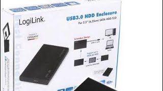 LogiLink USB 20 HDD Enclosure [upl. by Dorise]