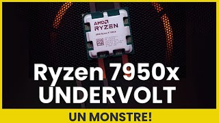 Ce PROCESSEUR est monstrueux  UNDERVOLT AMD 7950x  21KHS sur RandomX pour 110w  imbattable [upl. by Anoirb940]