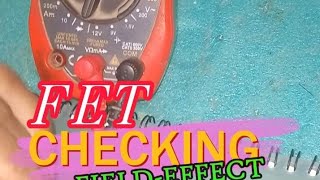 How to Check Field Effect Transistor FET with Digital Multimeter [upl. by Romeon]