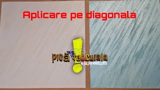 Tutorial aplicare vopsea decorativa pe diagonala Davinci si Viacondotti Ferrara Design [upl. by Adrahc877]