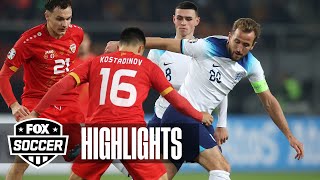 North Macedonia vs England Highlights  European Qualifiers [upl. by Eadahs]