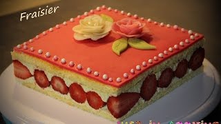 Recette du Fraisier  Fête des Mères [upl. by Idnir]