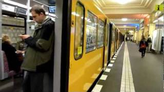 UBahn Berlin Bahnhof Friedrichstraße U6 HD [upl. by Cammie]