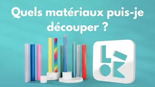 Tuto Loklik  matériaux à découper [upl. by Leizo328]