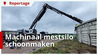 Machinaal mestsilo schoonmaken [upl. by Kcirdef212]