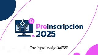 Preinscripción 2025 [upl. by Forta]