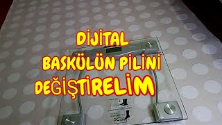 Dijital Baskül Pili Nasıl Değişir [upl. by Coltin]