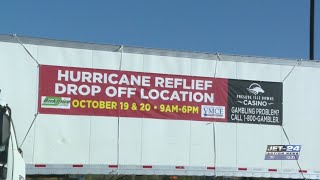 Donations come in for the Operation Erie PA Hurricane Relief with Presque Isle Downs amp Casino [upl. by Trinidad]