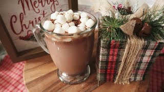 MY HOT CHOCOLATE RECIPE  HOT COCOA  HOLIDAY TREAT [upl. by Reuben]