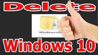 How To Delete WindowsOld Folder In Windows 10 [upl. by Siraval]